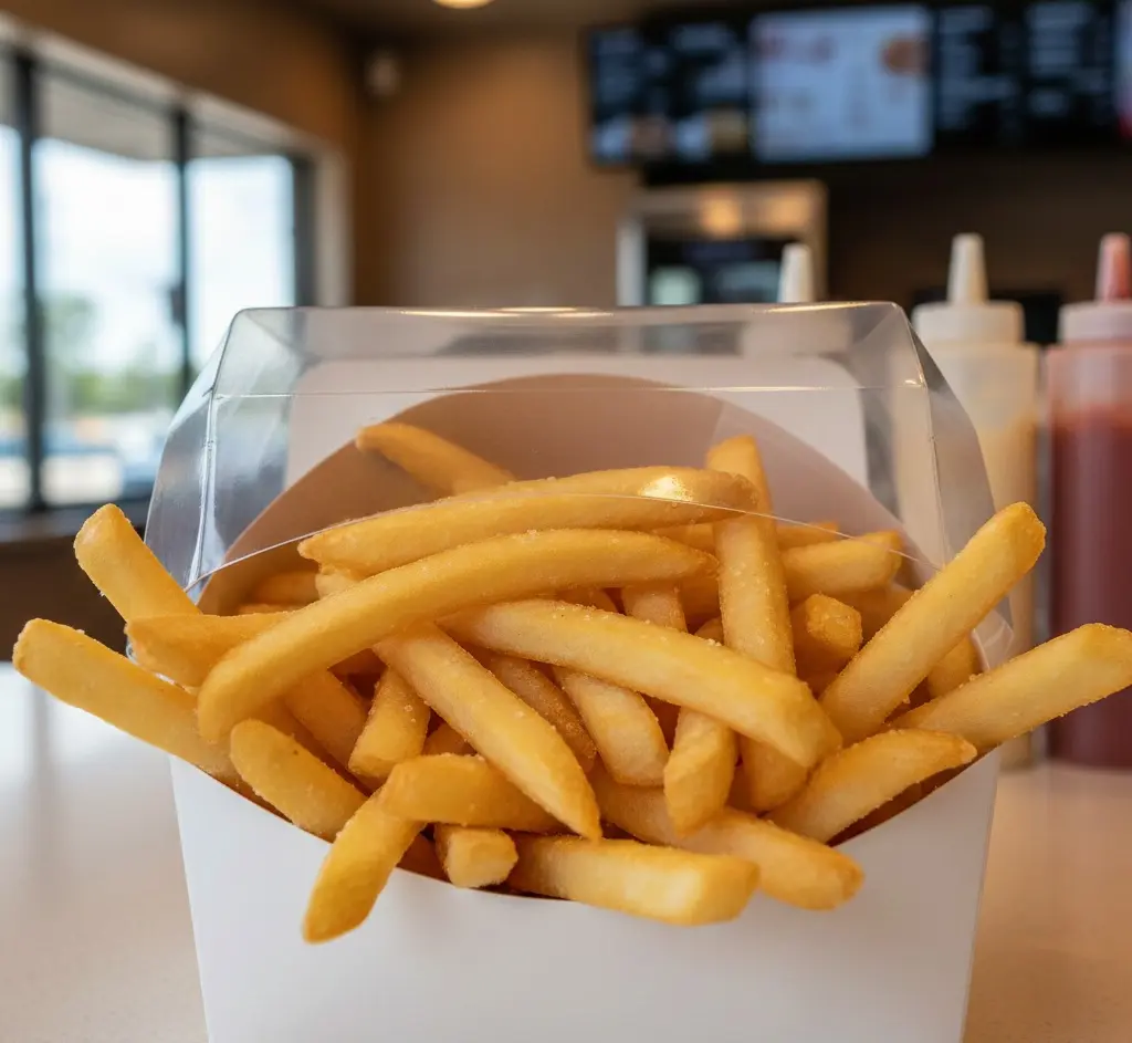 Porción de papas fritas